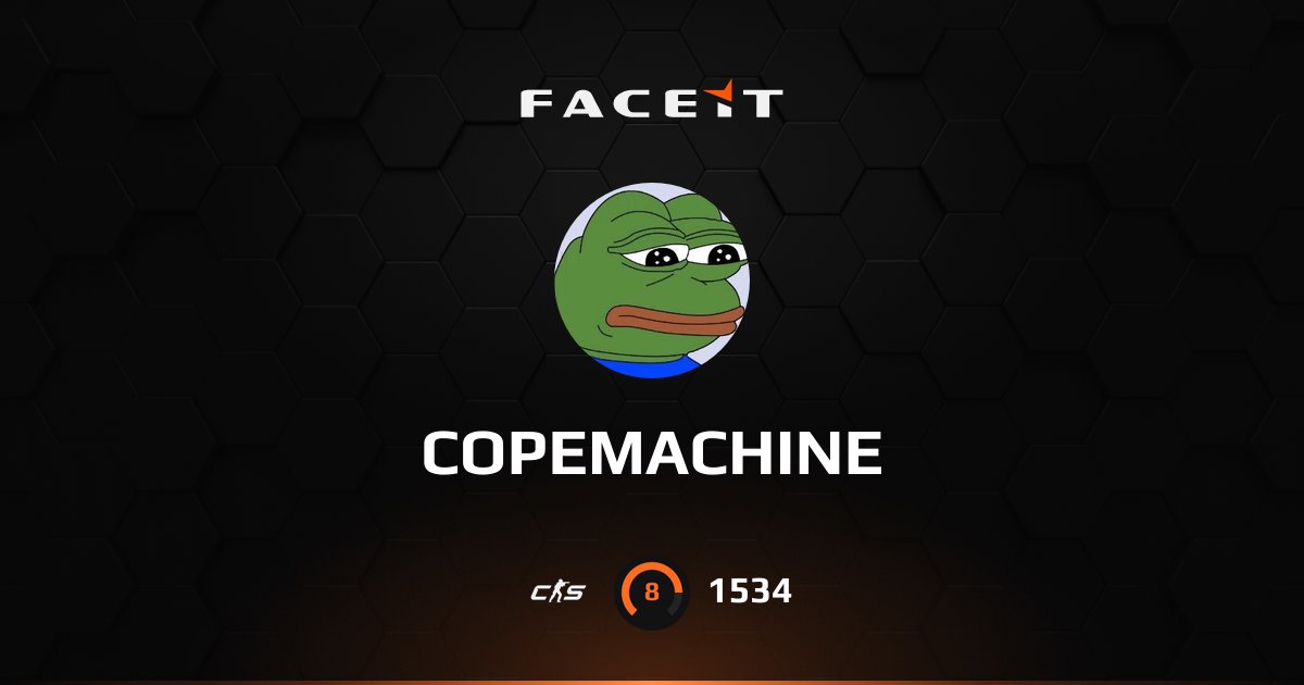 COPEMACHINE - Player Profile - FACEIT.com