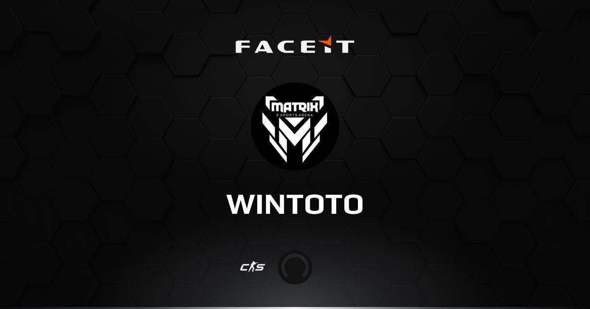 Profilo Wintoto su FACEIT